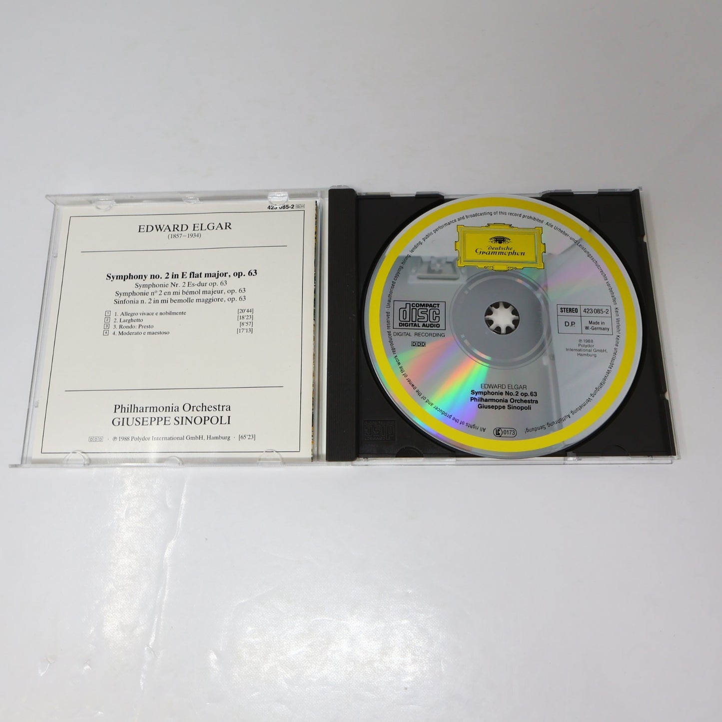 Sir Edward Elgar 7 CD Lot Enigma Variations/Falstaff/Symphony #1-2-3/Violin