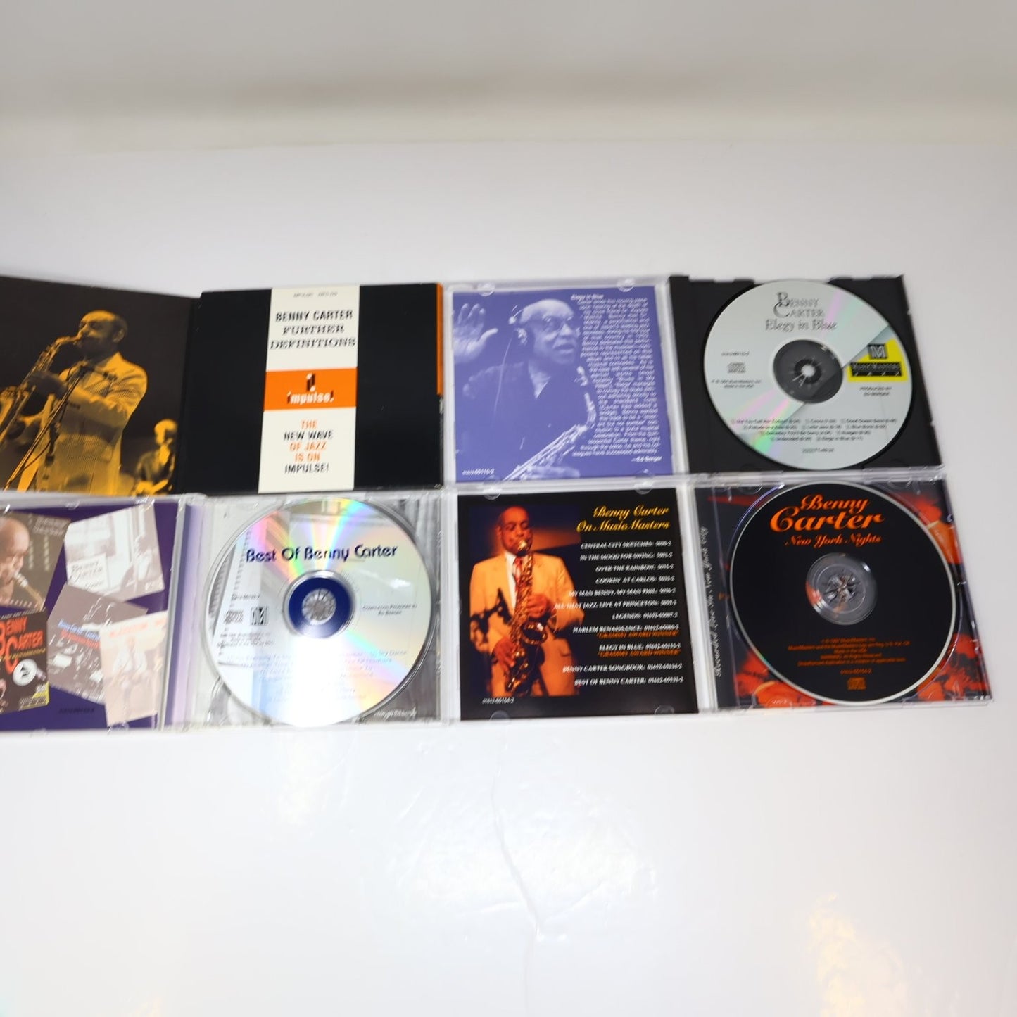Benny Carter 6 CD Lot Further Definitions/Songbook 1-2/New York Nights Jazz