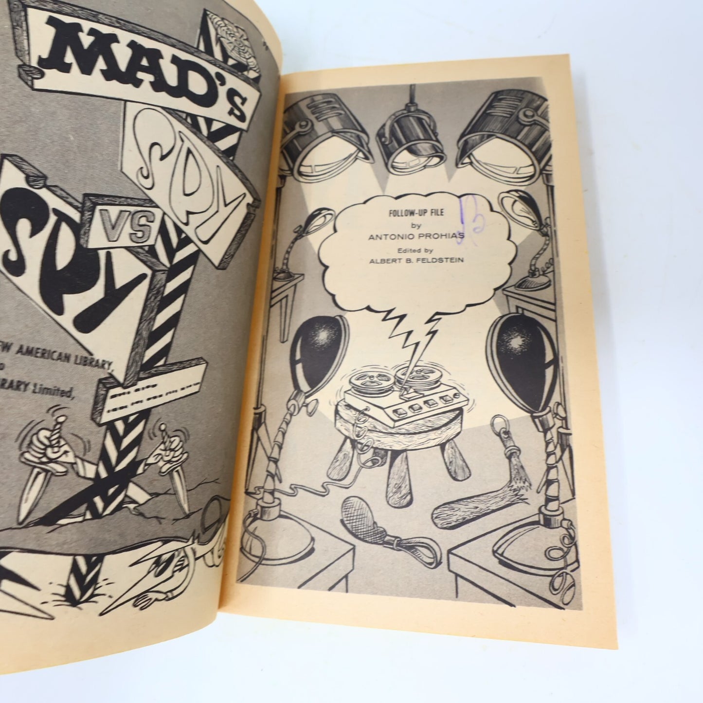 Mad's Spy vs Spy Follow-Up Files Antonio Prohias 1968 5th Print Signet Paperback