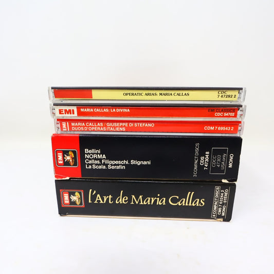 Maria Callas 5 CD Lot Bellini Norma/Opera Arias/La Divina/Duos/L'Art de Maria