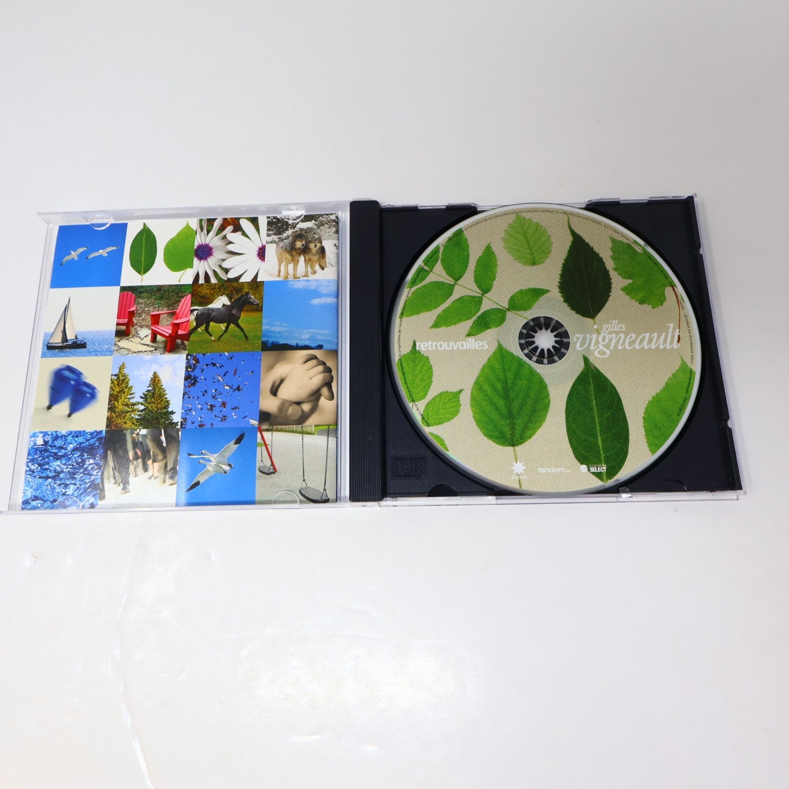 Gilles Vigneault Lot 4 CDs Vivre Debout/Retrouvailles Folk Country Pop 1996-2014
