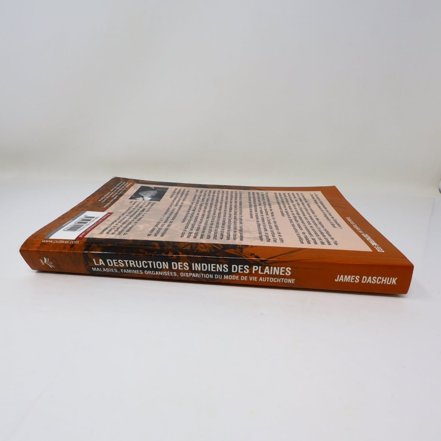 La Destruction des Indiens des Plaines James Daschuk 2015 Français/French PB PUL