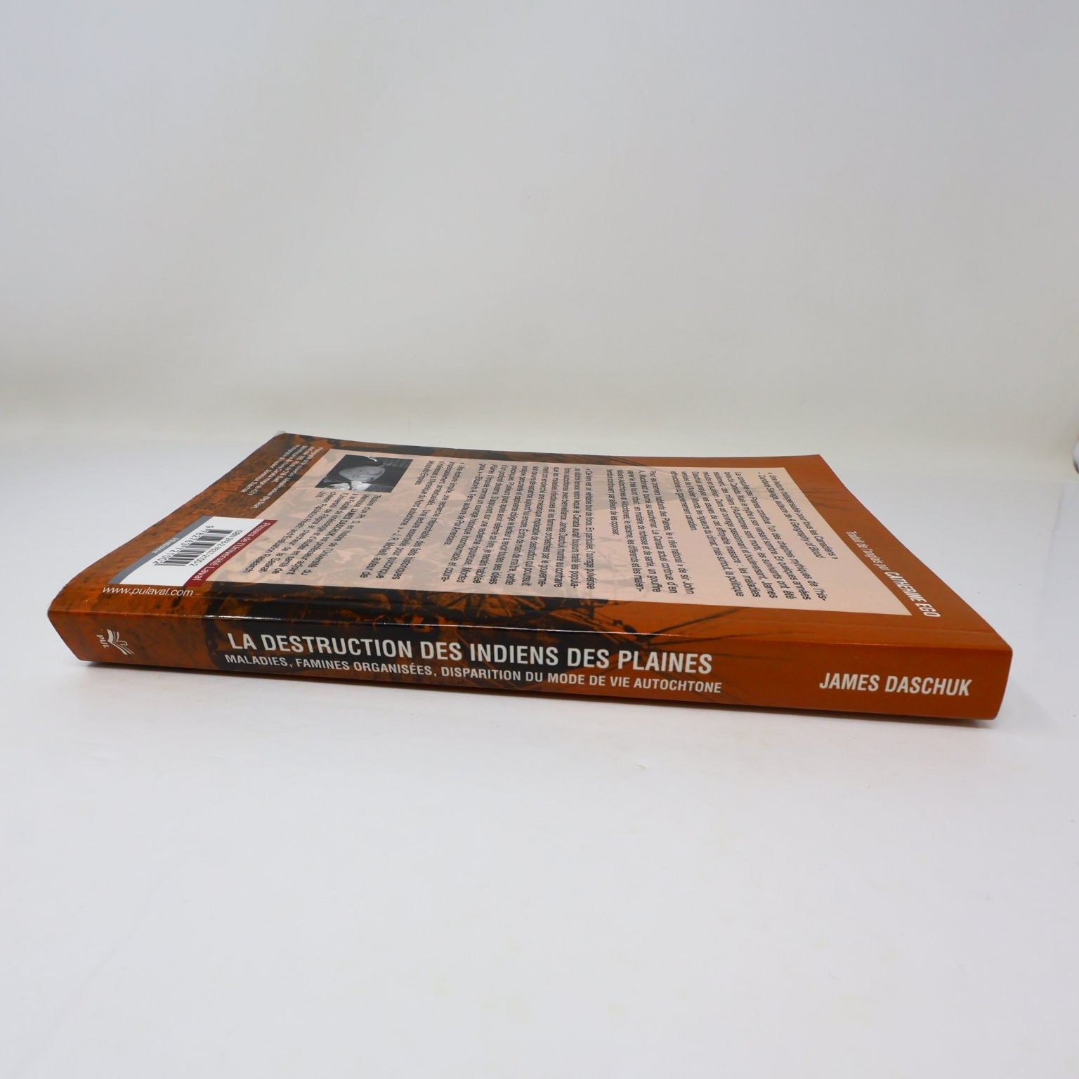 La Destruction des Indiens des Plaines James Daschuk 2015 Français/French PB PUL