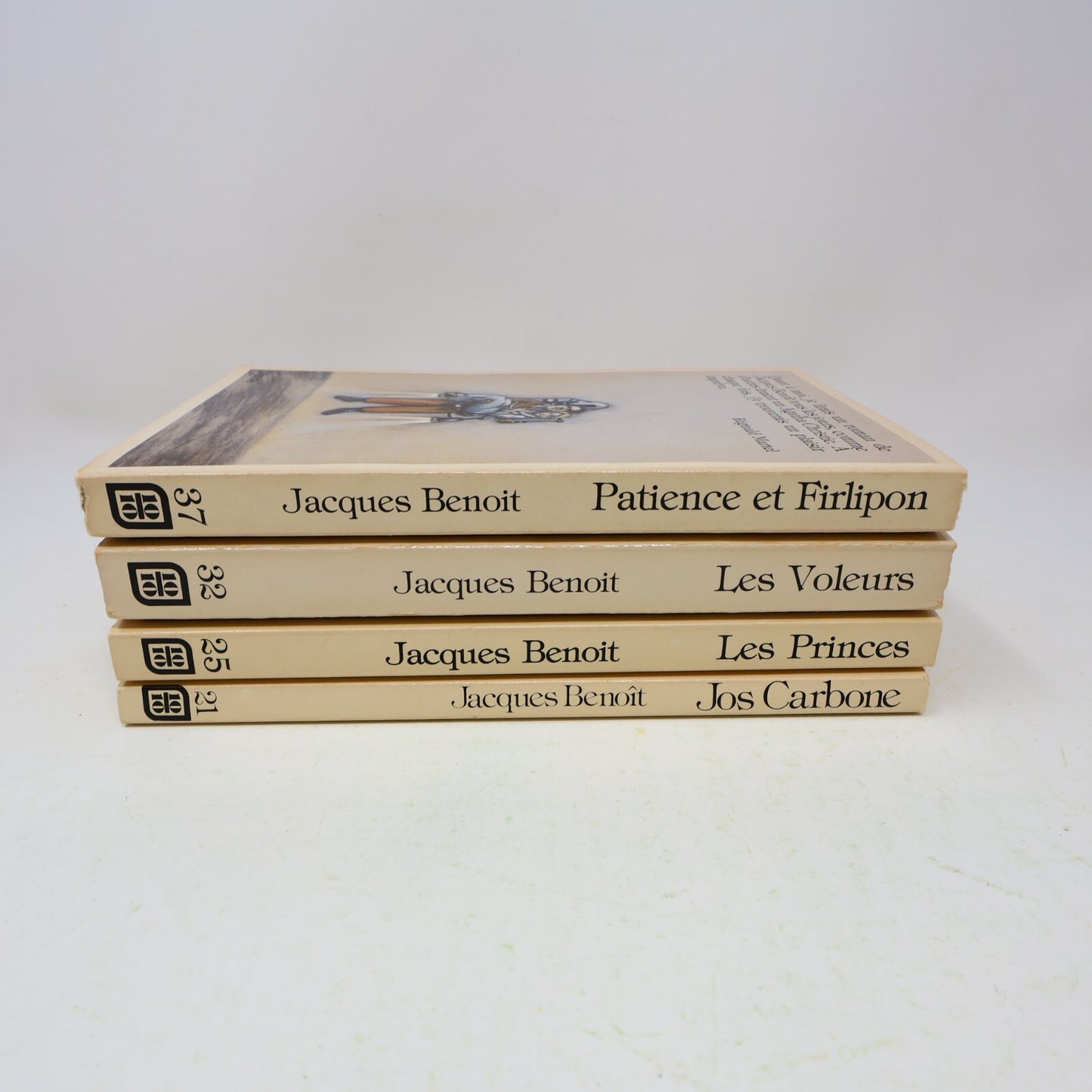Jacques Benoit Lot 4 Livres Québec 10/10 Patience et Firlipon/Voleurs/Princes PB