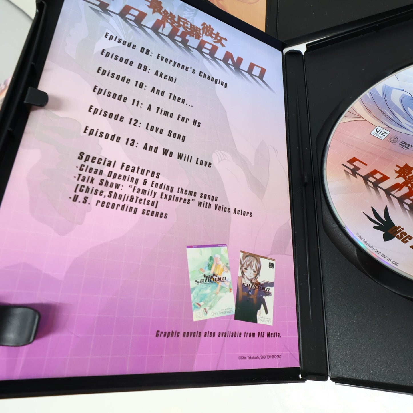 Saikano The Complete Series DVD Box Set Viz Region 1 NTSC Tested 13 Episodes