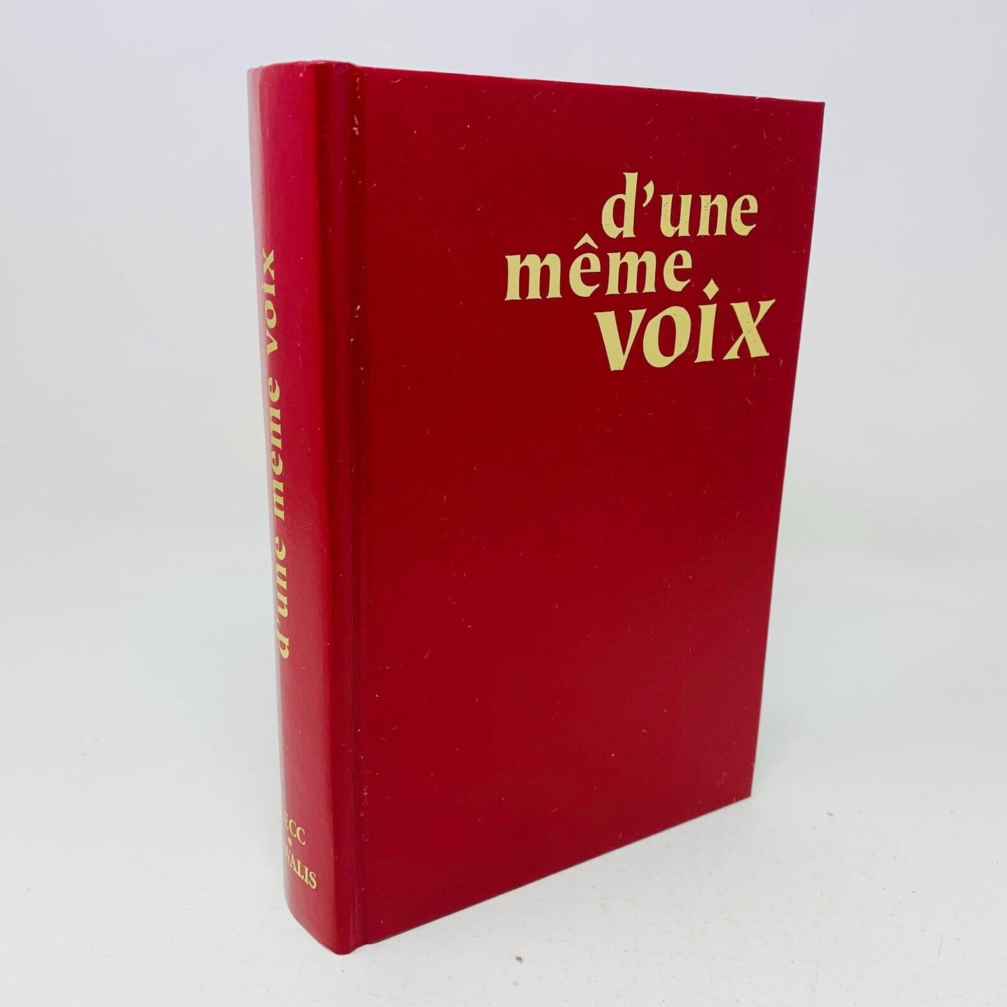 2003 D'une Même Voix Chants Notés de l'Assemblée Édition Canadienne CECC/Novalis