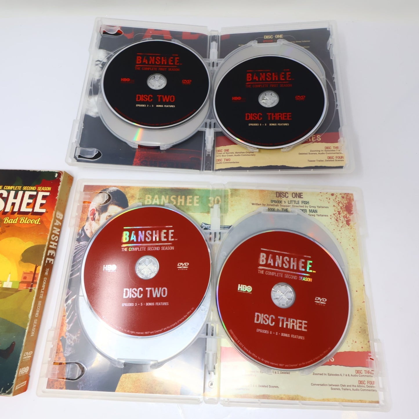 Banshee Season #1-4 Complete Series 4 DVD Lot Cinemax HBO Antony Starr/Milicevic