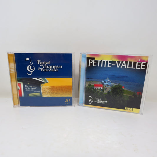 Festival en Chanson Petite Vallée 20 Ans/2003 Lot 2 CDs Boucher/Charlebois/Flynn