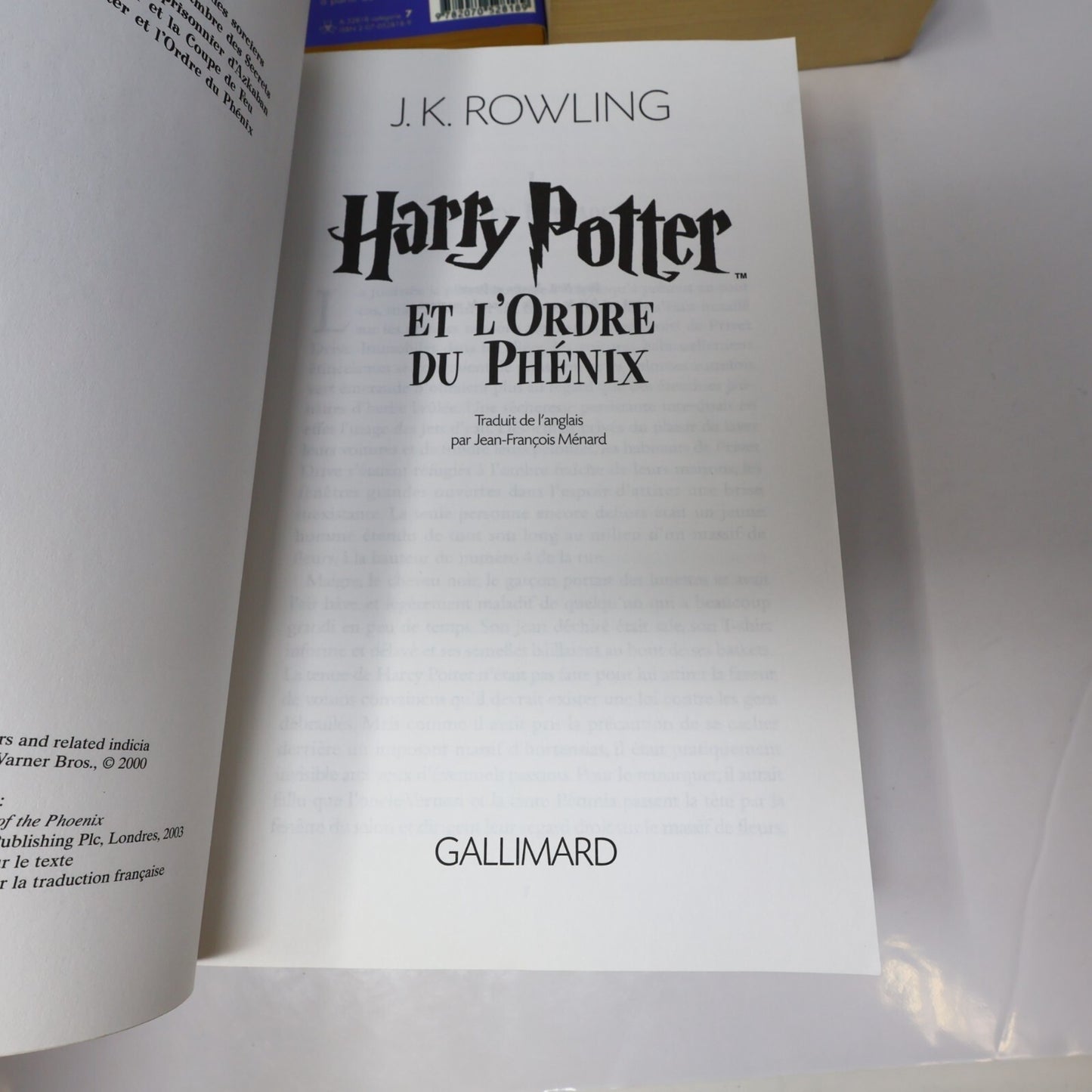 Harry Potter #1-7 Folio Junior Série Complète Lot 7 Livres J.K. Rowling Français