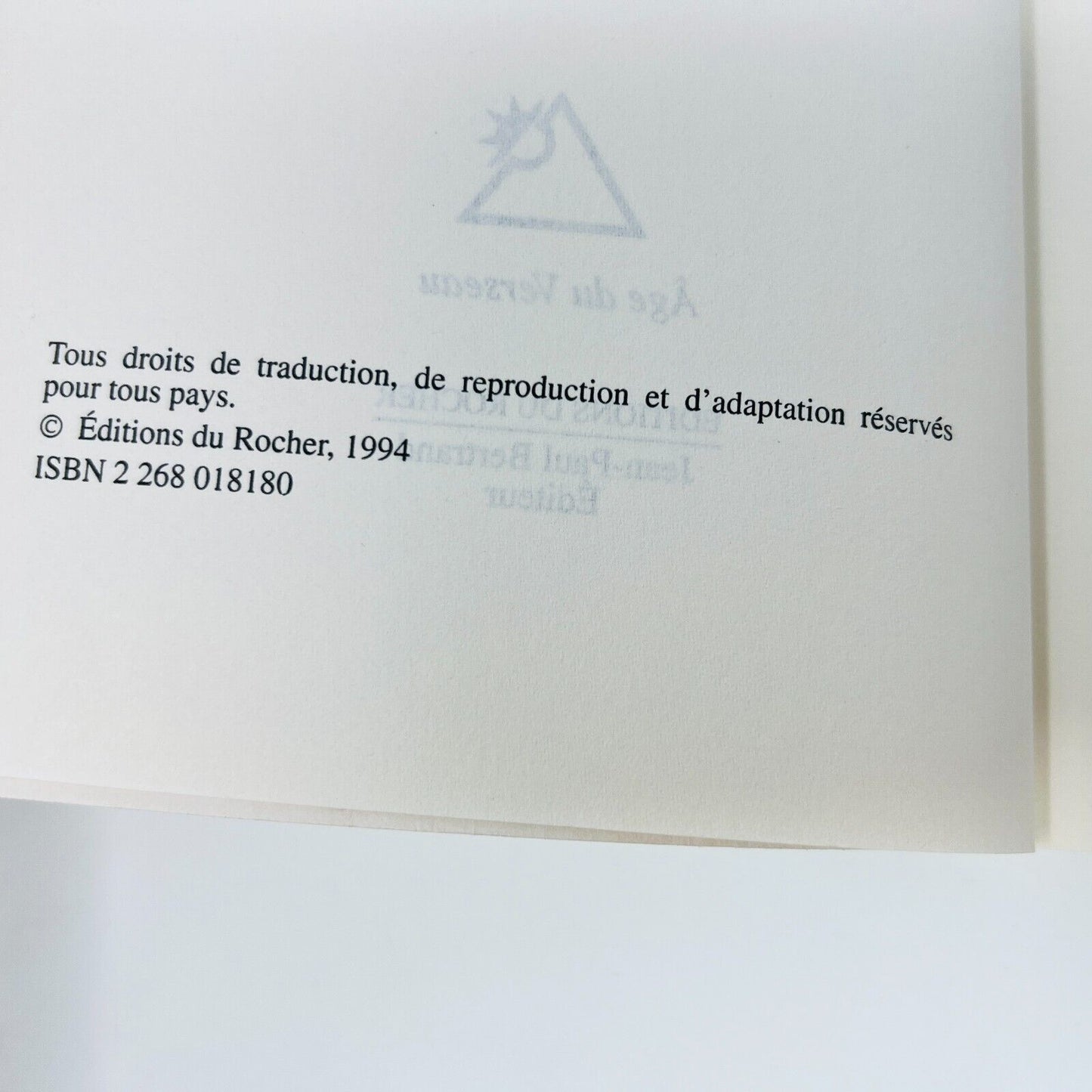 1995 La Médecine de l'Âme du Docteur Edward Bach de Léon Renard Age du verseau