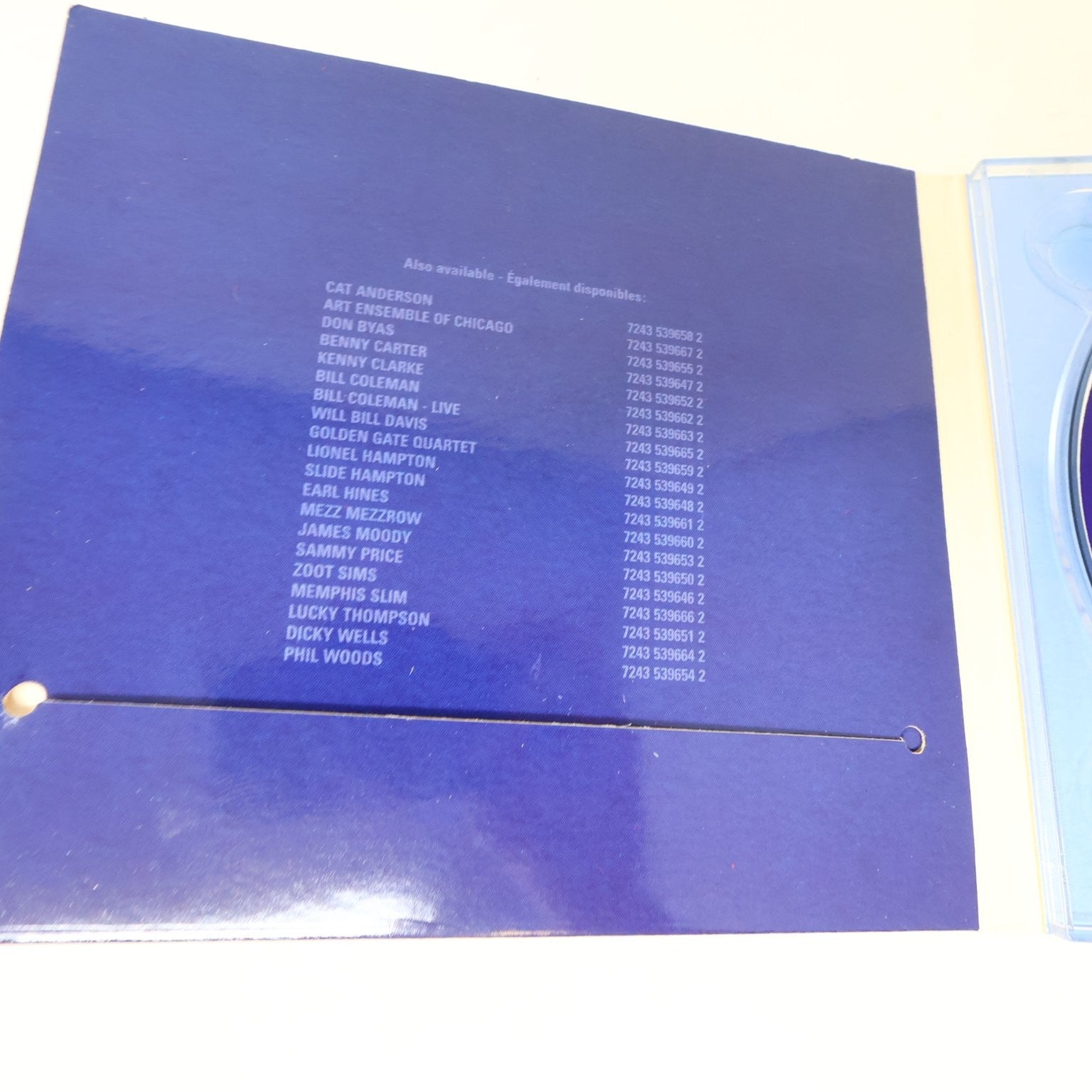 Benny Carter Americans Swinging In Paris CD 2002 Jazz EMI France