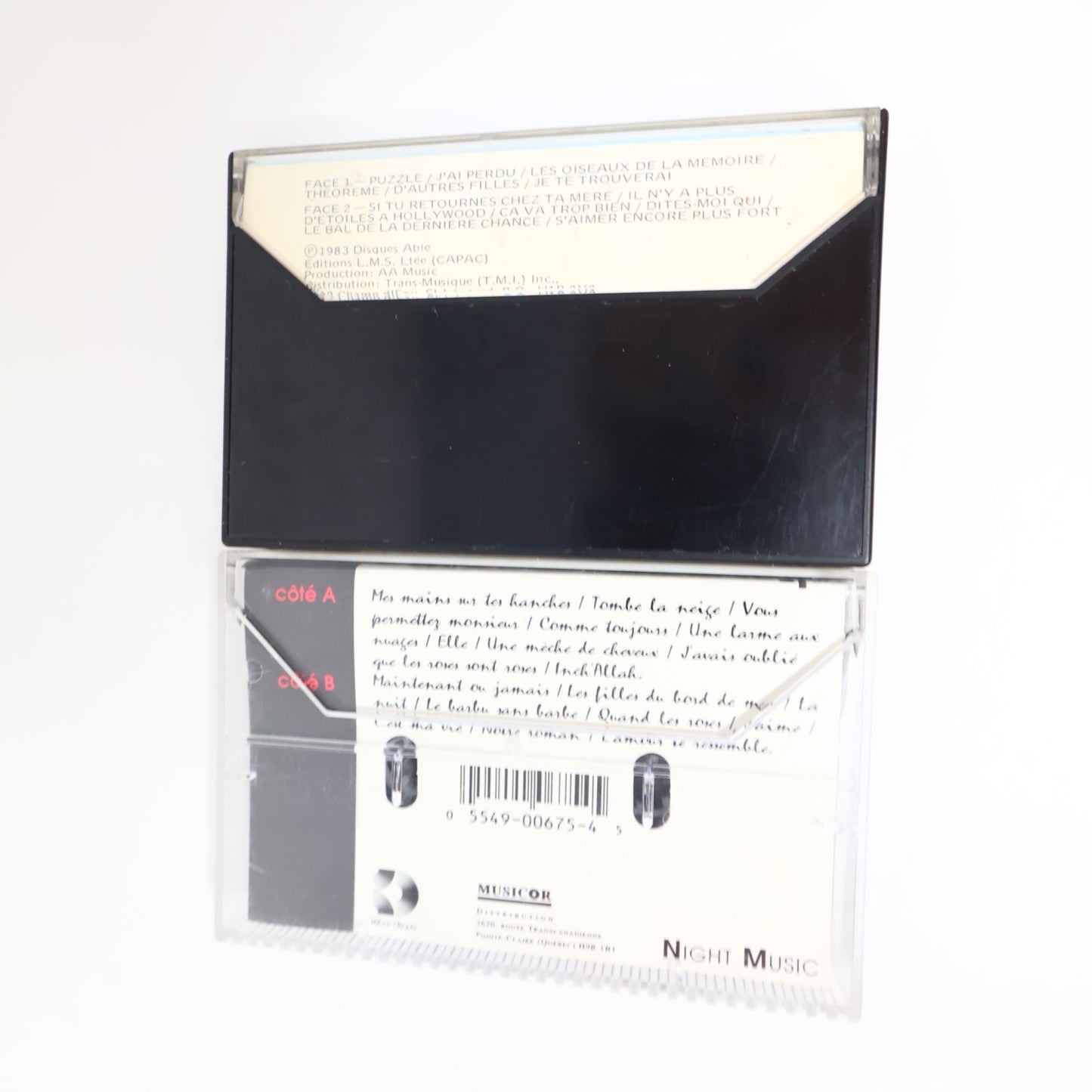 Salvatore Adamo Lot 2 Cassette Ses Plus Grands Succès/Puzzle C'est Ma Vie/Elle