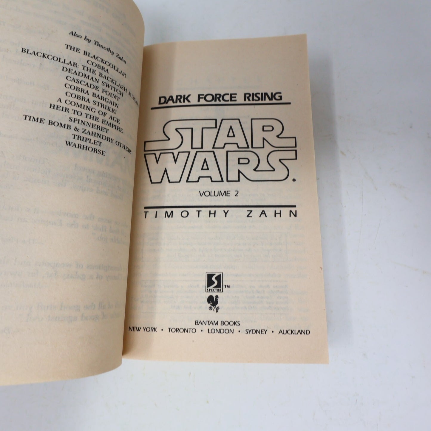The Thrawn Trilogy #1-3 Star Wars Lot 3 Books Timothy Zahn Complete Set 90s PB