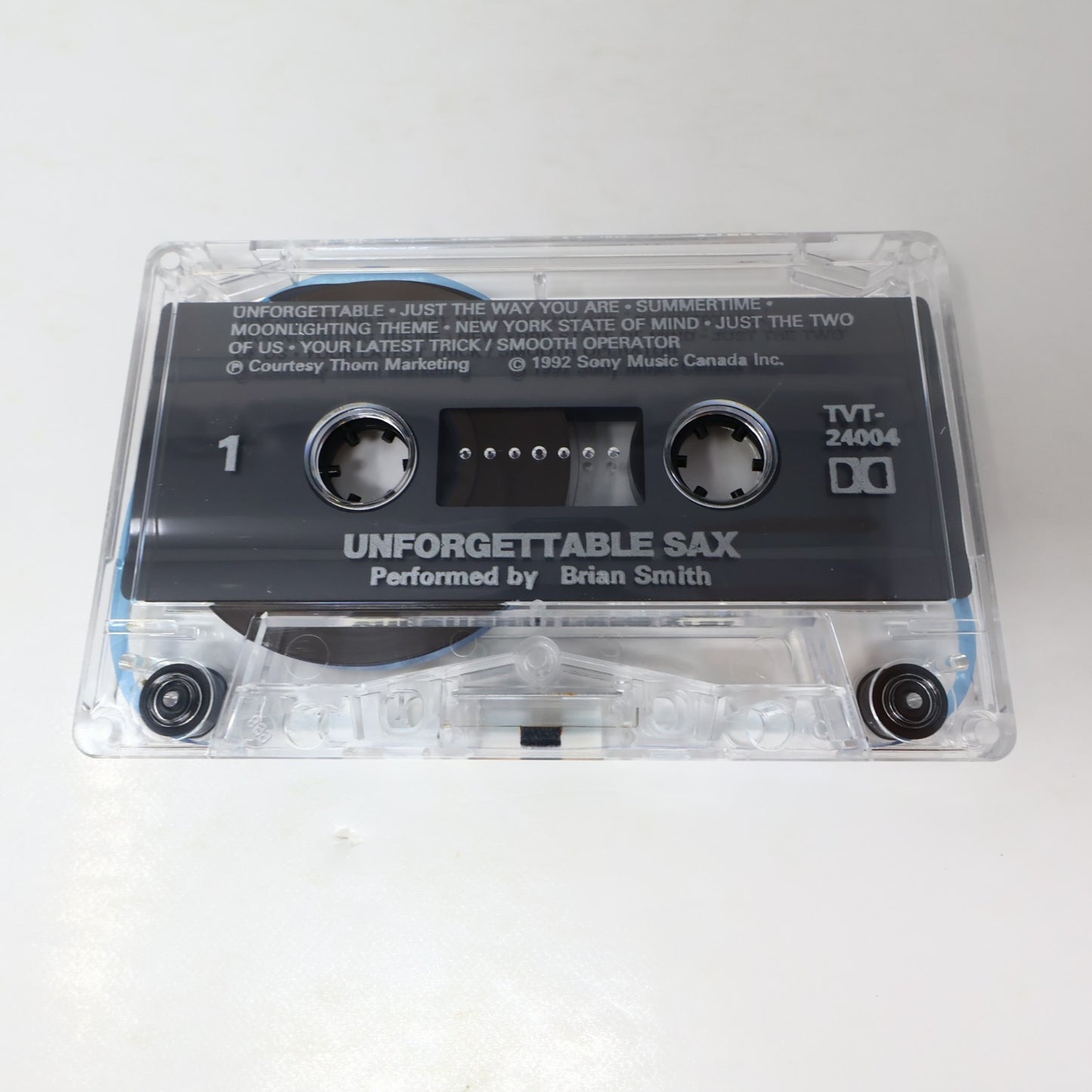 Unforgettable Sax Cassette Brian Smith Unforgettable/Summertime Jazz Sony 1992