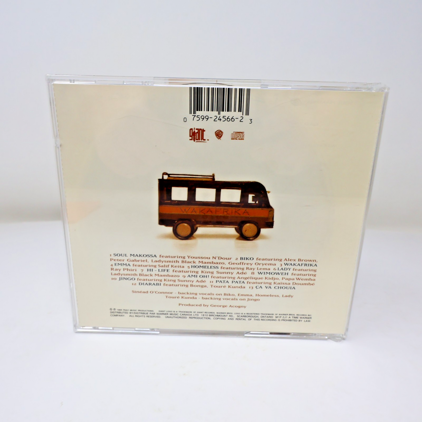 Manu Dibango Wakafrika CD 1994 Giant Soul Makossa/Biko/Wimoweh Electronic/Jazz