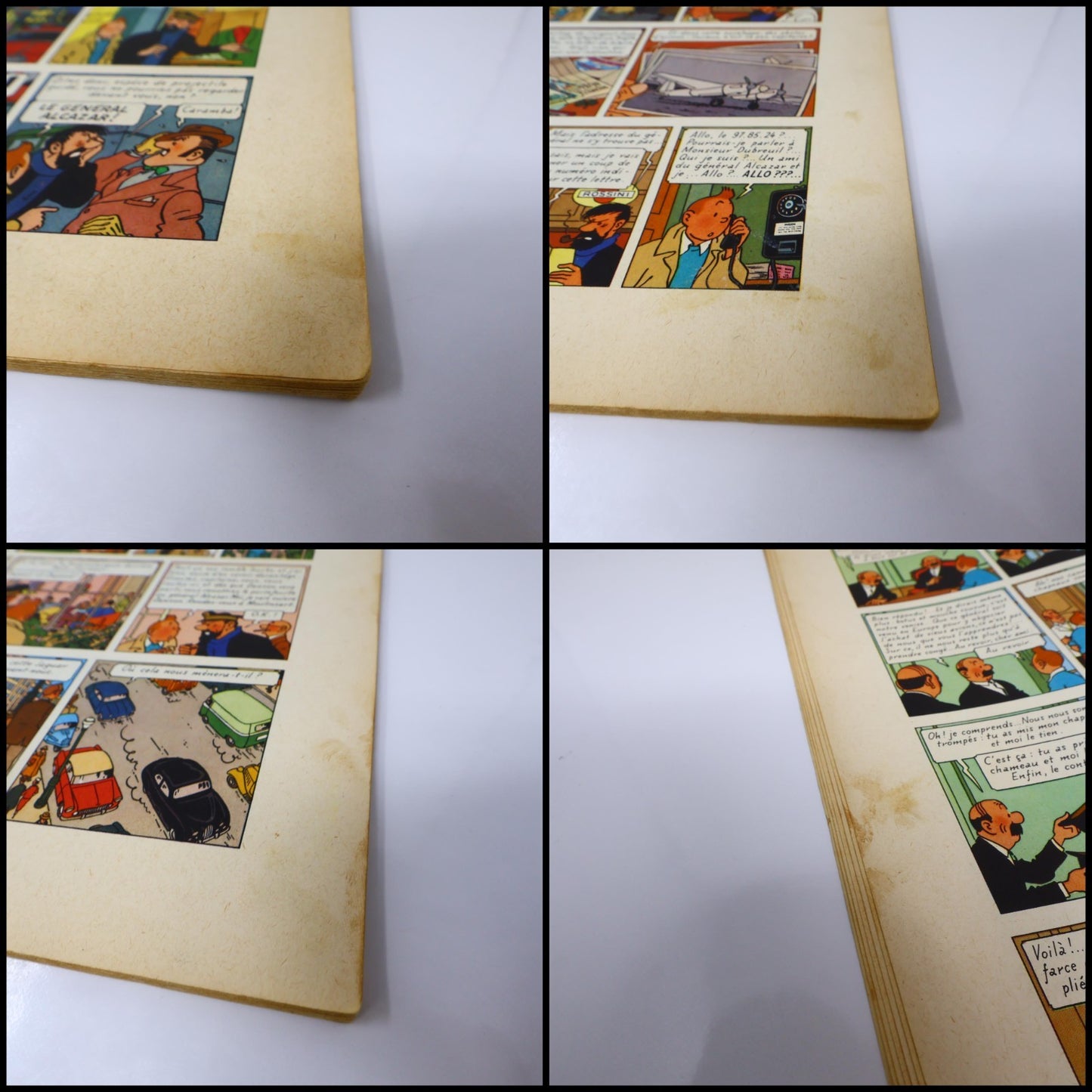 Tintin Coke en Stock Hergé Casterman 1958 B24 EO 19' Belge Couverture Manquante