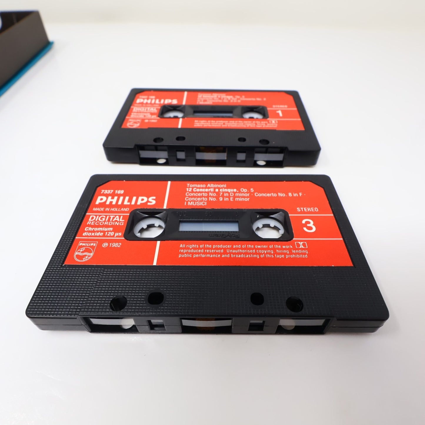 Albinoni/I Musici 12 Concerti A Cinque Op.5 Cassette Box Set Pina Carmirelli 80s