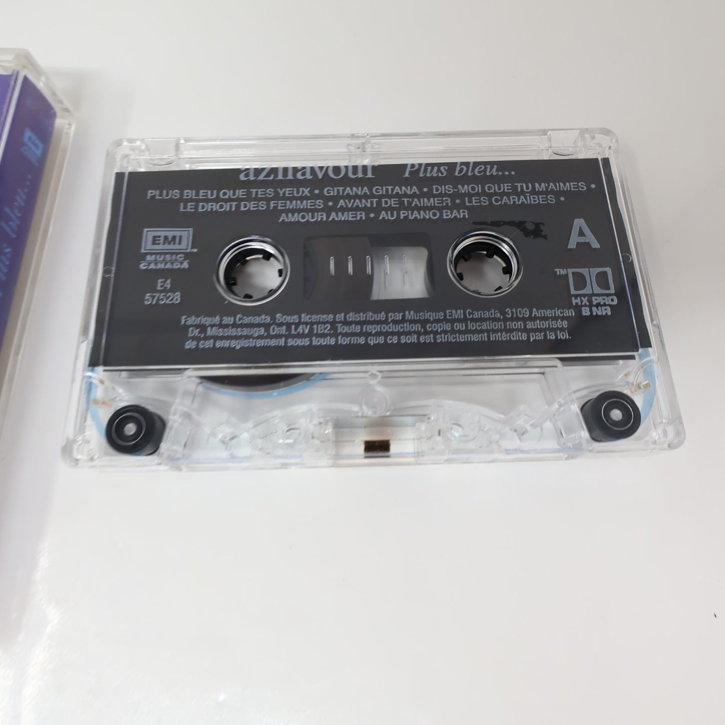 Aznavour Lot 6 Cassettes Plus Bleu/Toi et Moi/Chansons d'Or/Palais des congrès