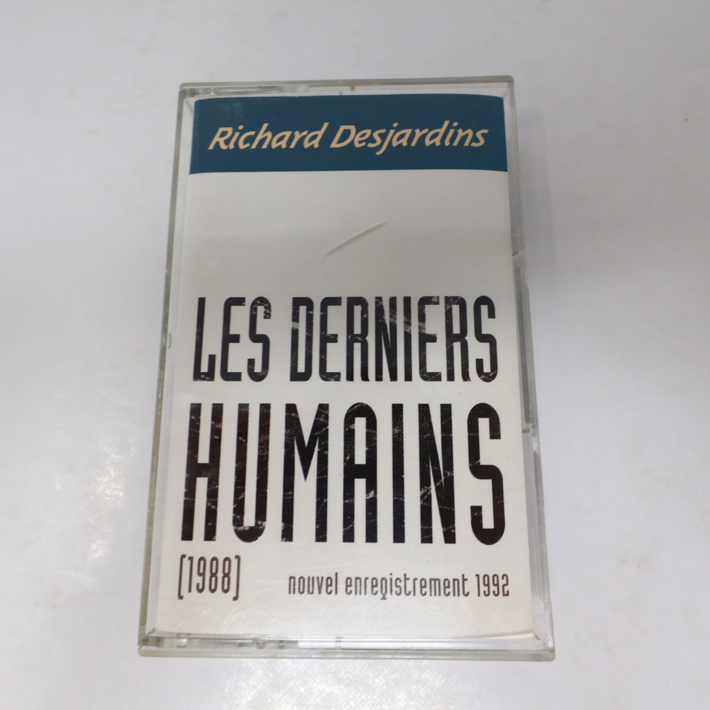 Richard Desjardins Lot 2 Cassettes Les Derniers Humains/Tu M'Aimes-Tu Québécois