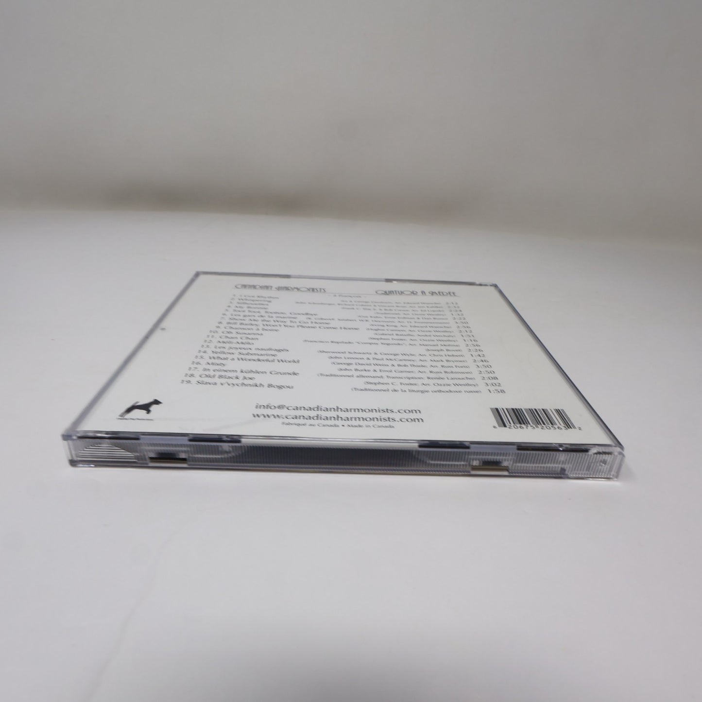 Canadian Harmonists/Quatuor à Médée Eponymous Québécois Traditional/Vocal CD