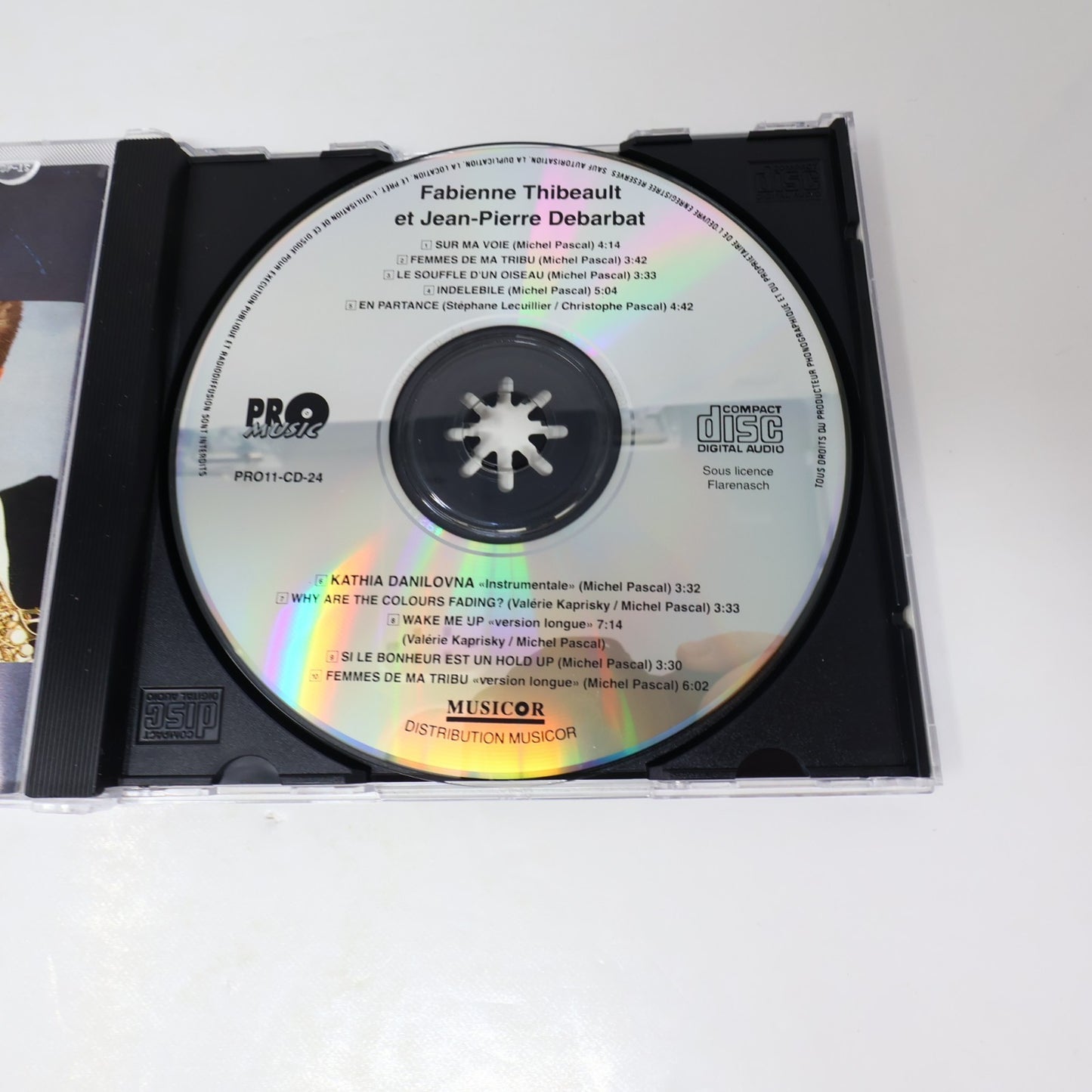 Fabienne Thibeault/Jean-Pierre Debarbat Sur Ma Voie CD En Partance/Indélébile