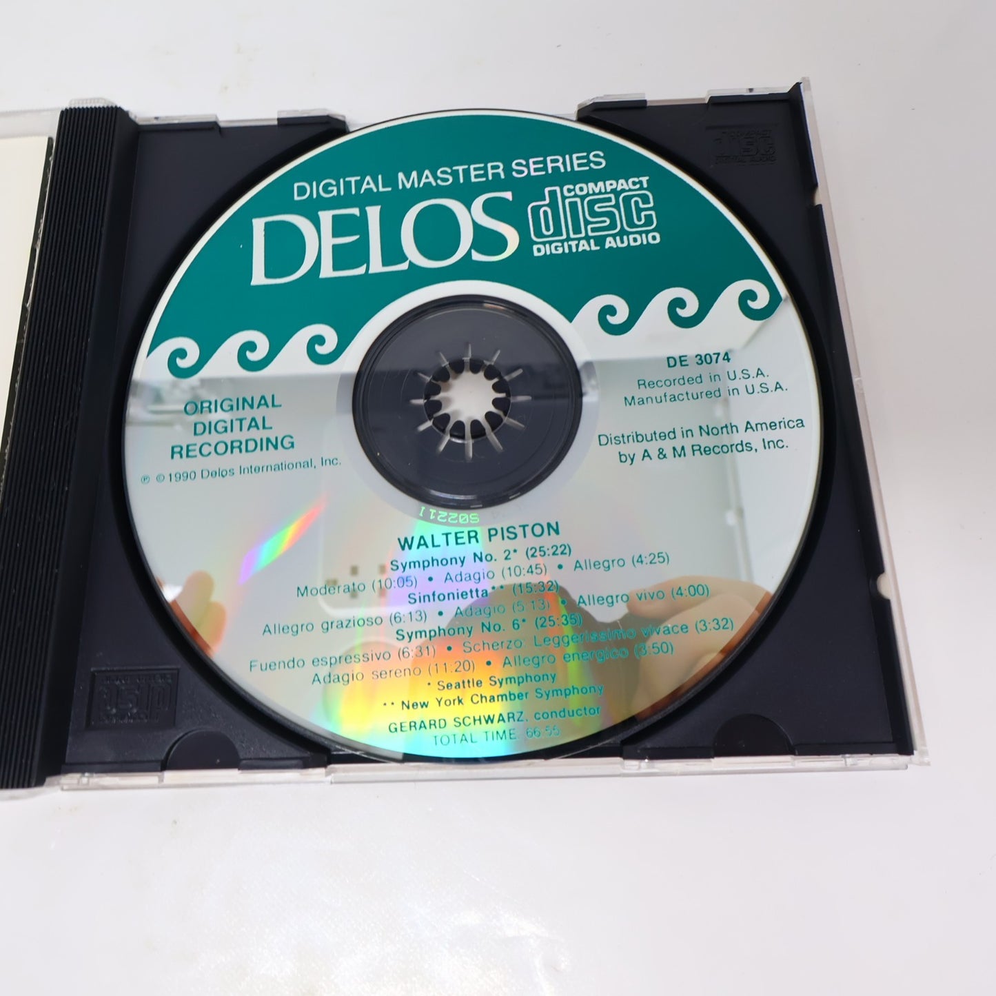 Walter Piston 3 CDs Lot Violin Concertos #1-2/Chamber Music/Symphonies 2 & 6