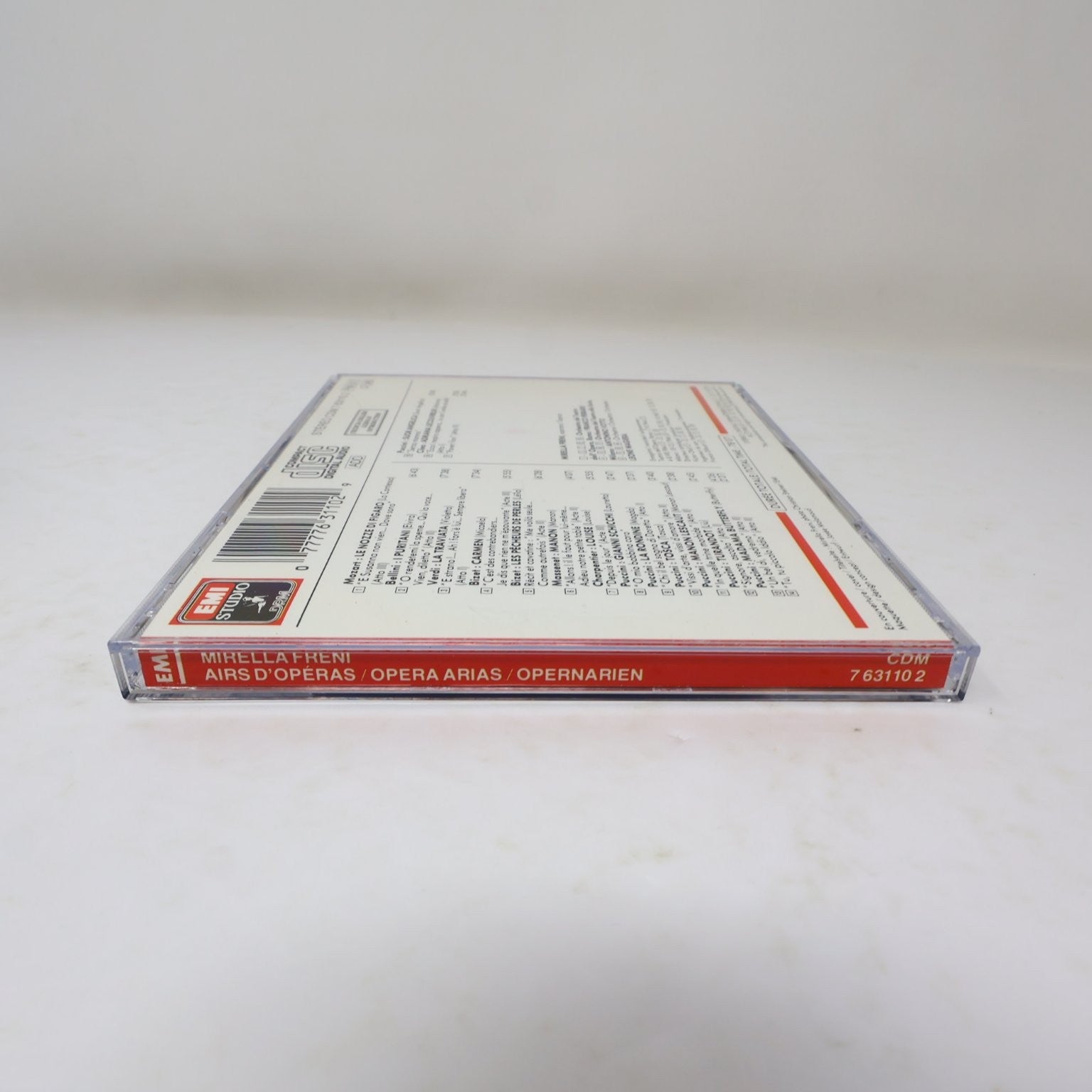 Mirella Freni Opera Arias/Airs d'Opéras CD 1989 Digital Remaster Classical EMI