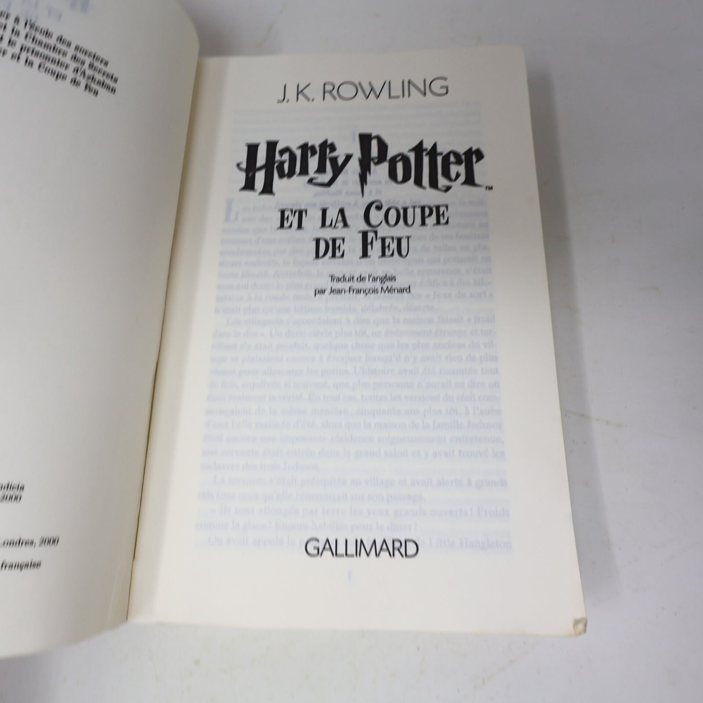 Harry Potter #1-7 Folio Junior Lot 7 Livres J.K. Rowling Gallimard Complète PB