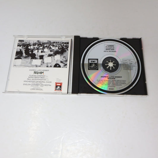 Andrew Lloyd Webber Requiem CD 1985 EMI Classical Lorin Maazel Placido Domingo