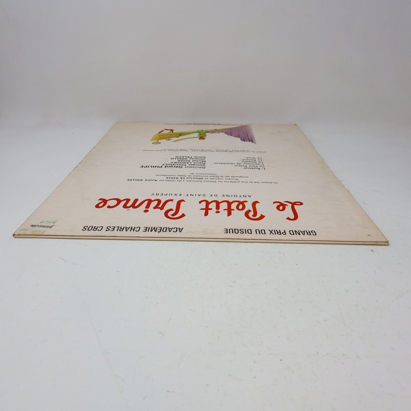 Antoine De Saint-Exupéry Le Petit Prince Disque LP Français Gérard Philipe Vtg