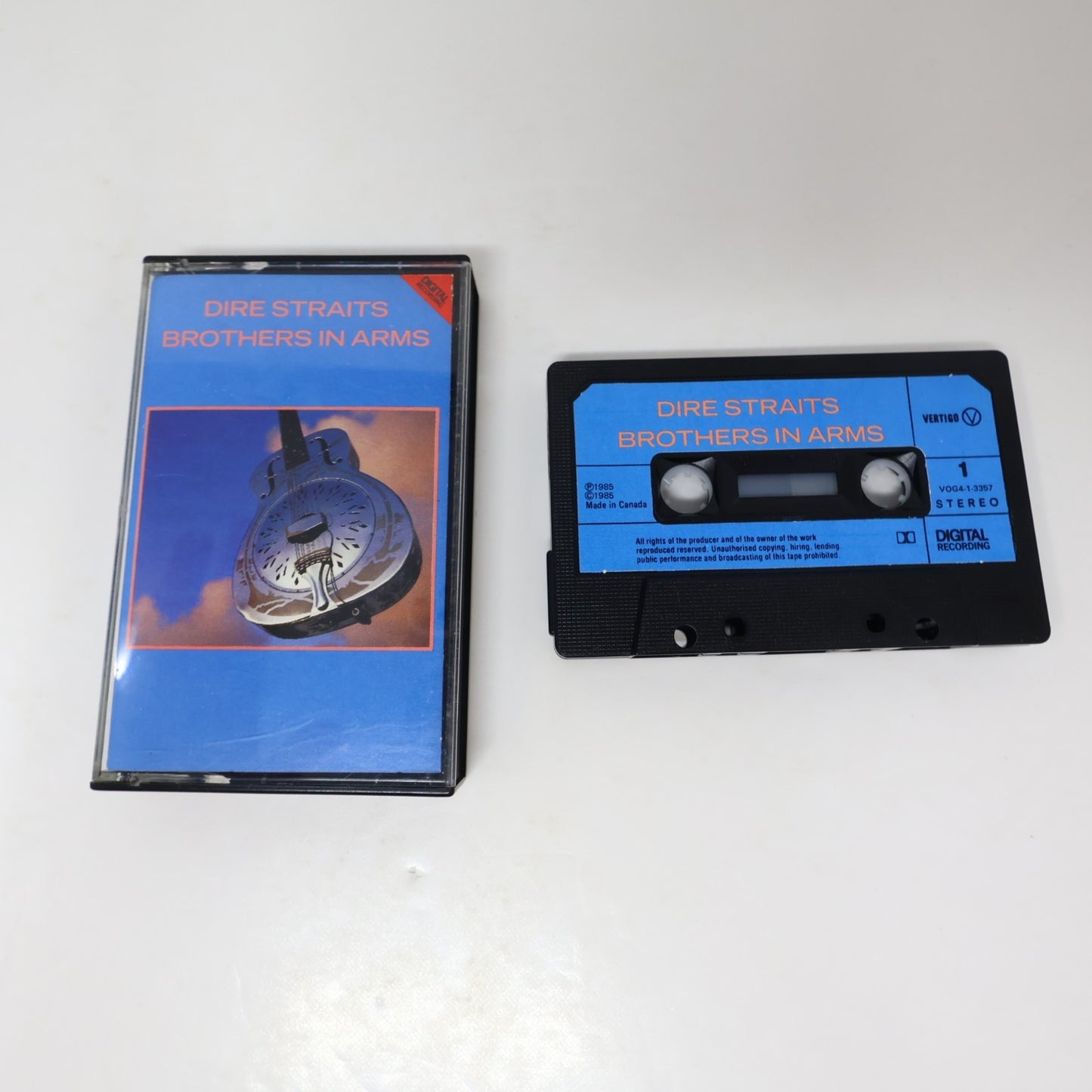 Dire Straits 2 Cassettes Lot On Every Street/Brothers in Arms Money for Nothing