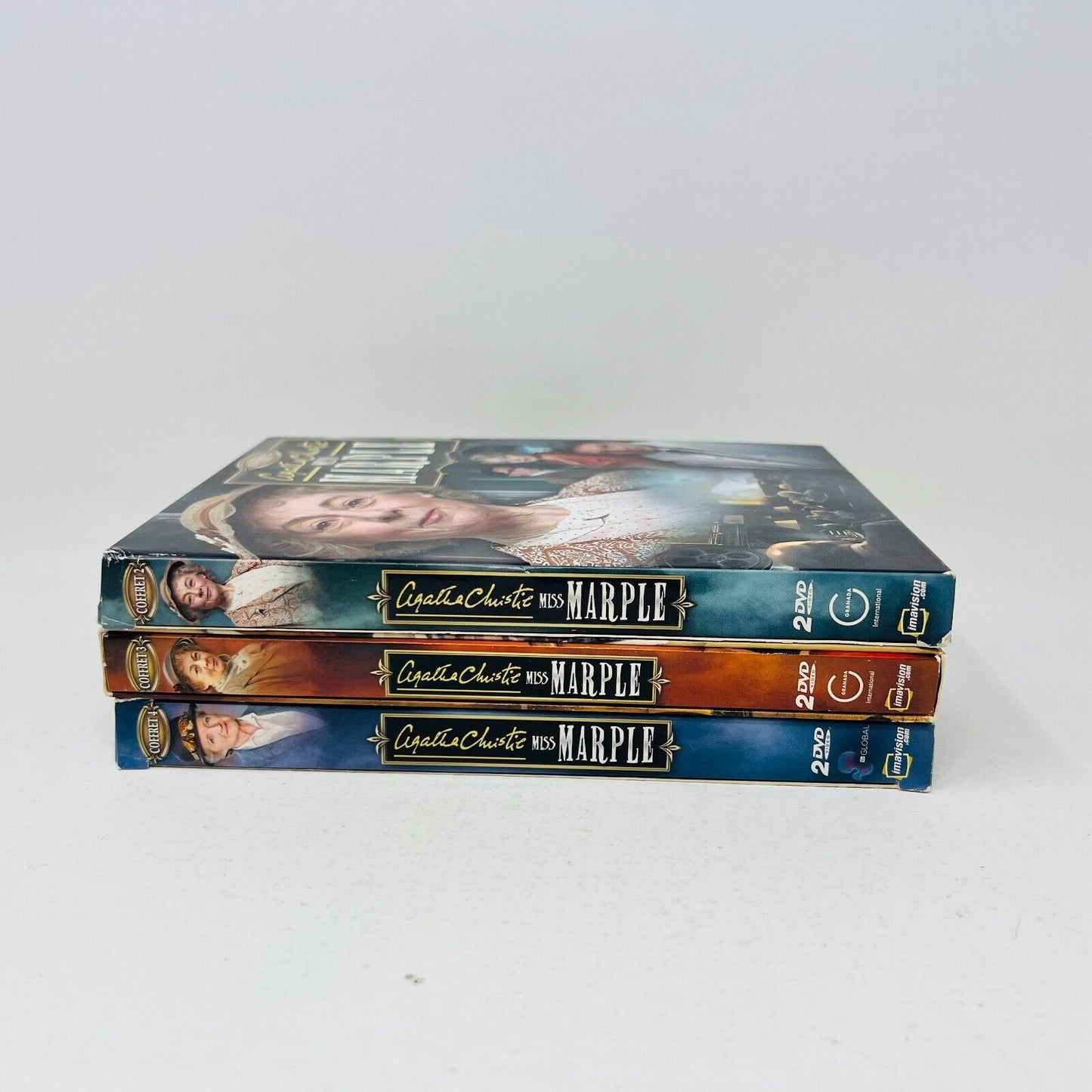 Agatha Christie Miss Marple Coffrets #2-3-4 DVD Français/French NTSC Lot Testés