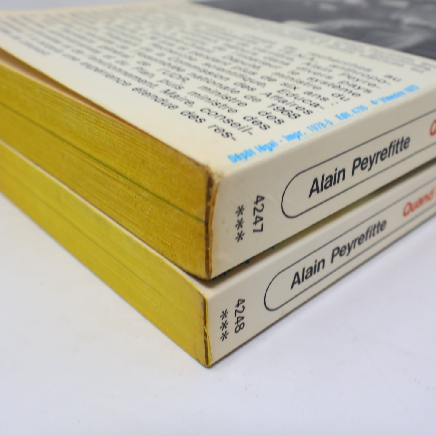Quand la Chine S'Éveillera #1-2 Série Complète Lot 2 Livres Alain Peyrefitte 70s
