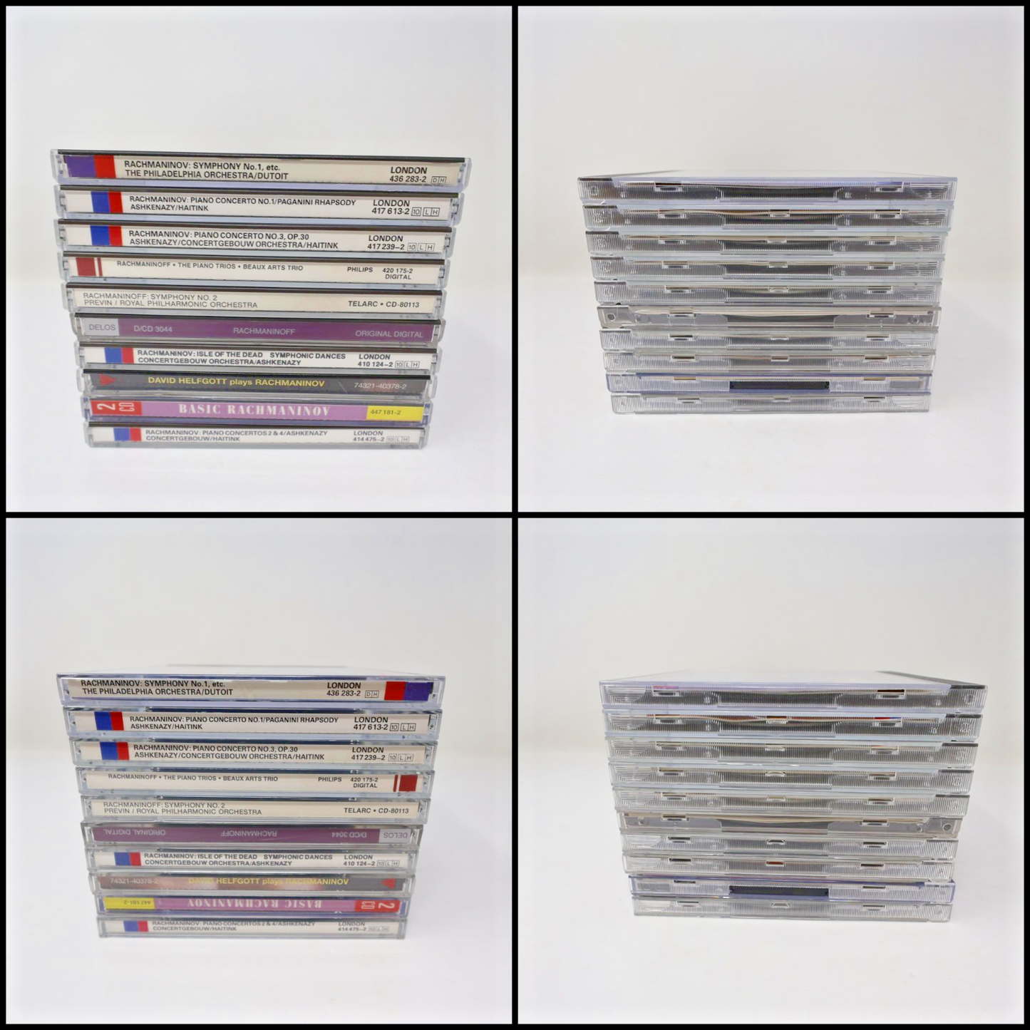 Rachmaninov 10 CD Lot Ashkenazy/John Browning/Helfgott/Haitink/Dutoit/Prévin