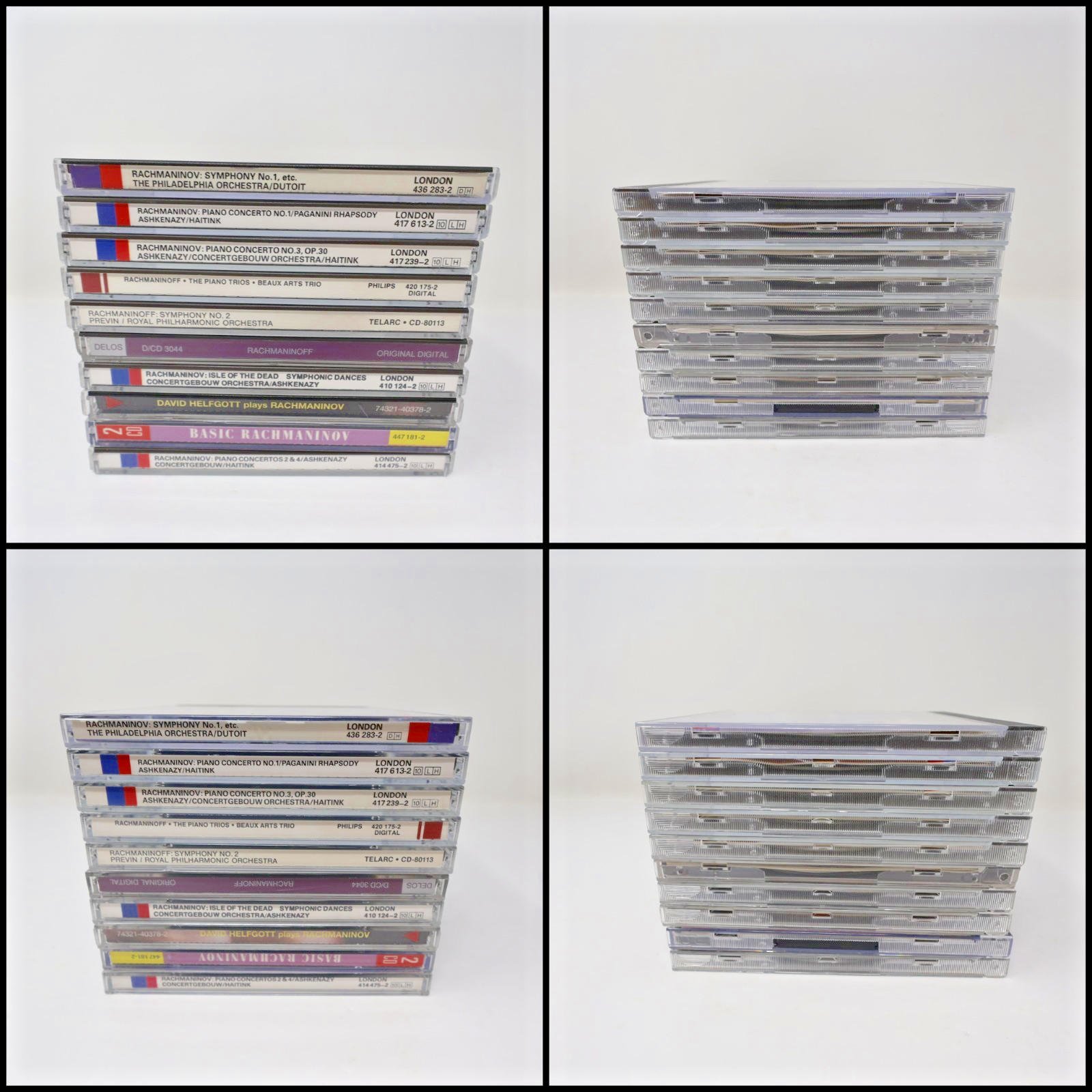 Rachmaninov 10 CD Lot Ashkenazy/John Browning/Helfgott/Haitink/Dutoit/Prévin