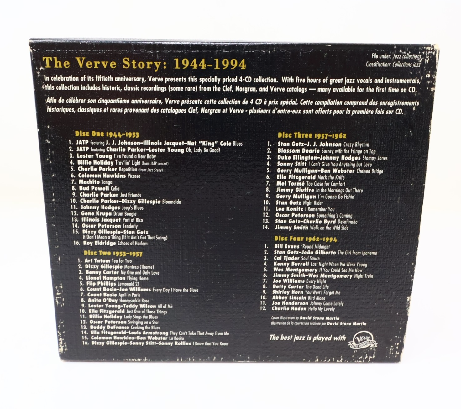 The Verve Story 1944-1994 CD Jazz Swing Bop Johnson/Cole/Holiday