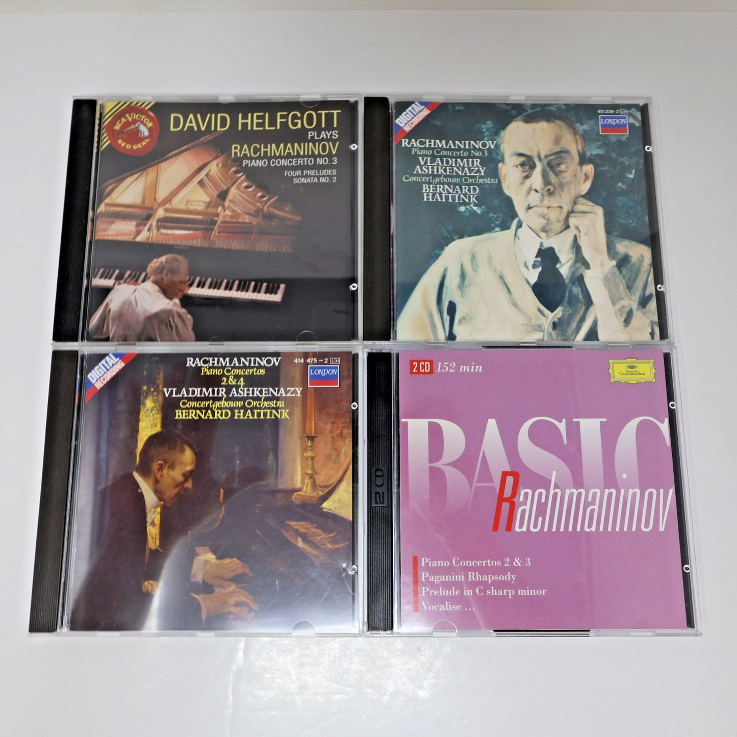 Rachmaninov 10 CD Lot Ashkenazy/John Browning/Helfgott/Haitink/Dutoit/Prévin