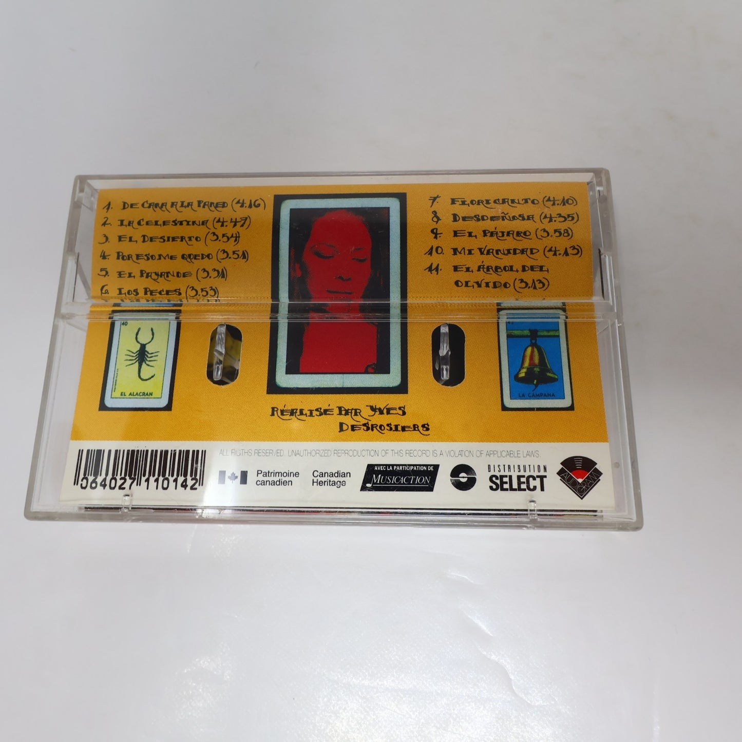 Lhasa La Llorona Cassette 1997 De Cara A La Pared/Los Peces Audiogram AD4 10101