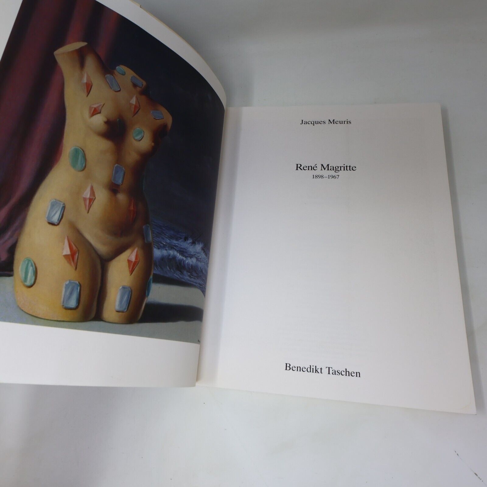1994 René Magritte 1898-1967 Art Monographie d'Artiste de Jacques Meuris Livre