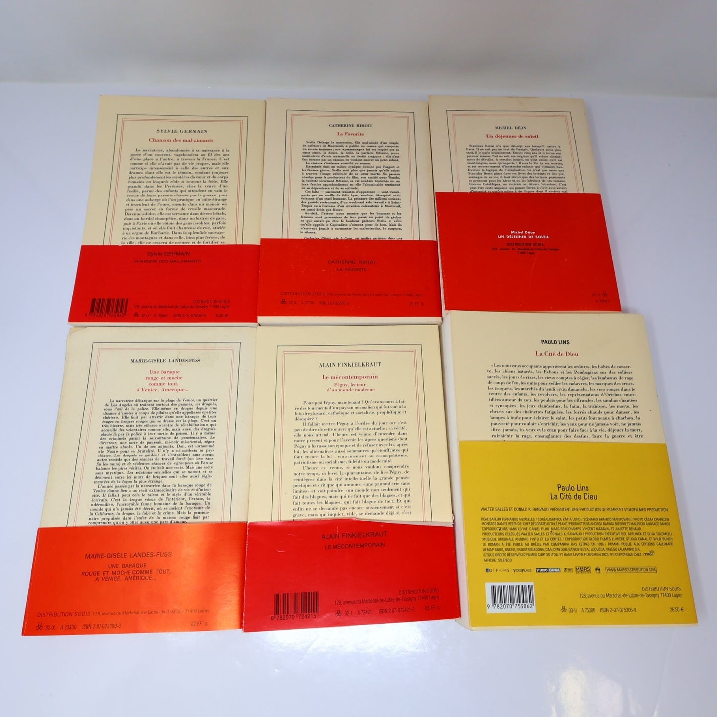 Littérature Lot 23 Livres Gallimard/Nrf Betancourt/Finkielkraut/Queffélec French