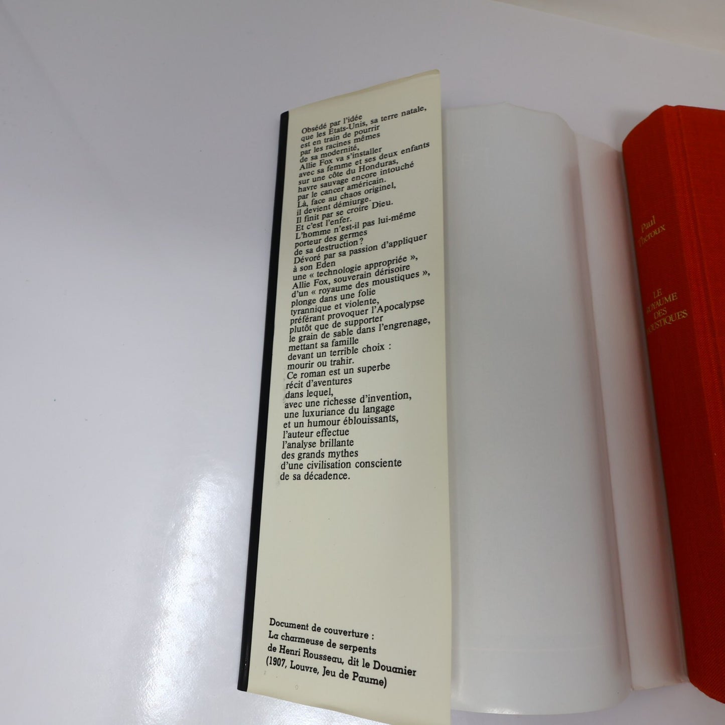 Le Royaume des Moustiques Paul Theroux France Loisirs 1983 HC Français French DJ