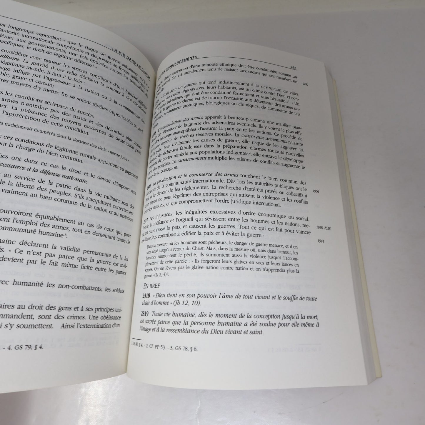 Catéchisme de l'Église Catholique Cecc 1993 PB Français French Paperback Livre