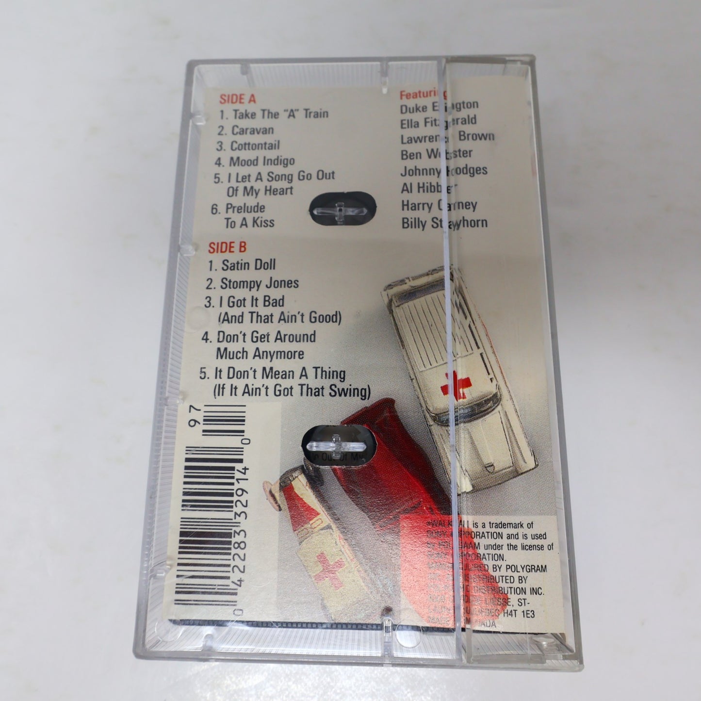 Duke Ellington & Friends Cassette Jazz Take The "A" Train/Cottontail/Satin Doll