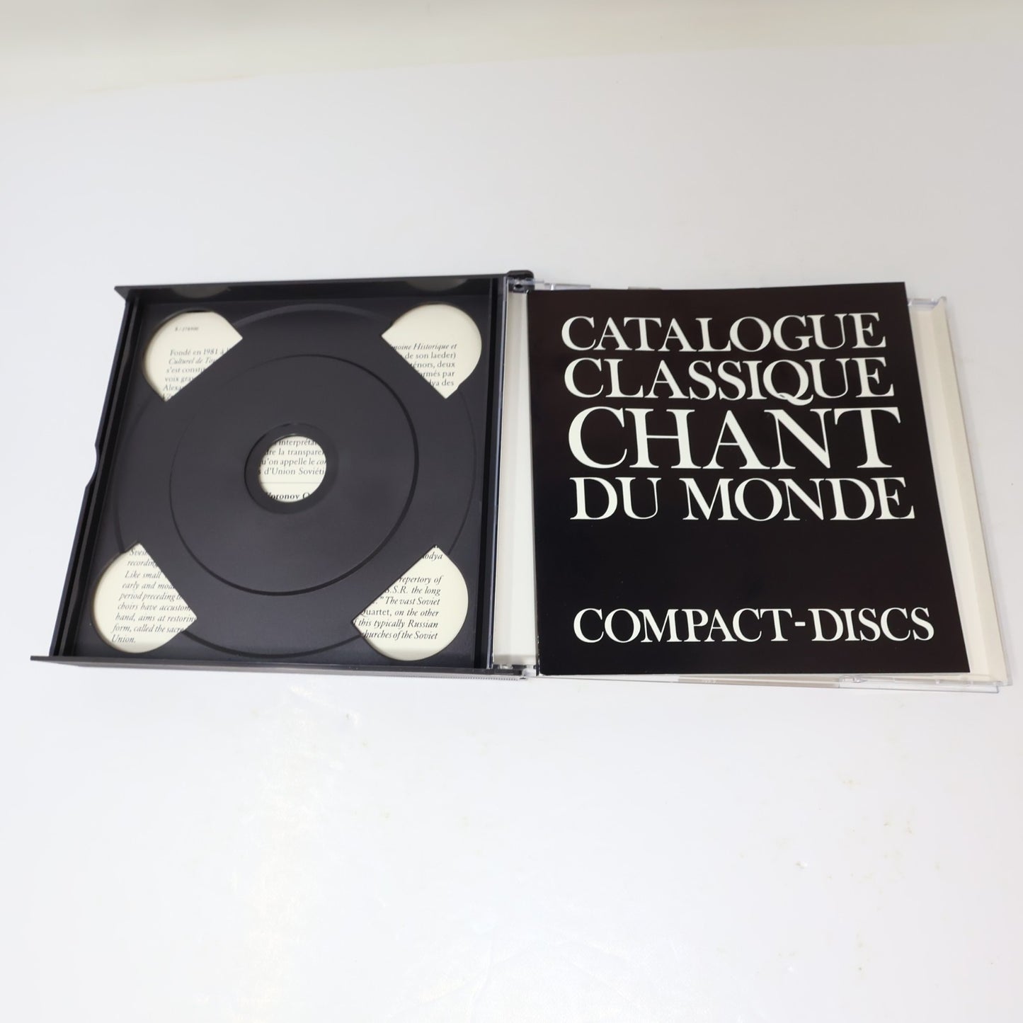 Chant Sacré Chant Profane CD Quatuor Masculin Voronov Sarti/Diletski/Degtiarev