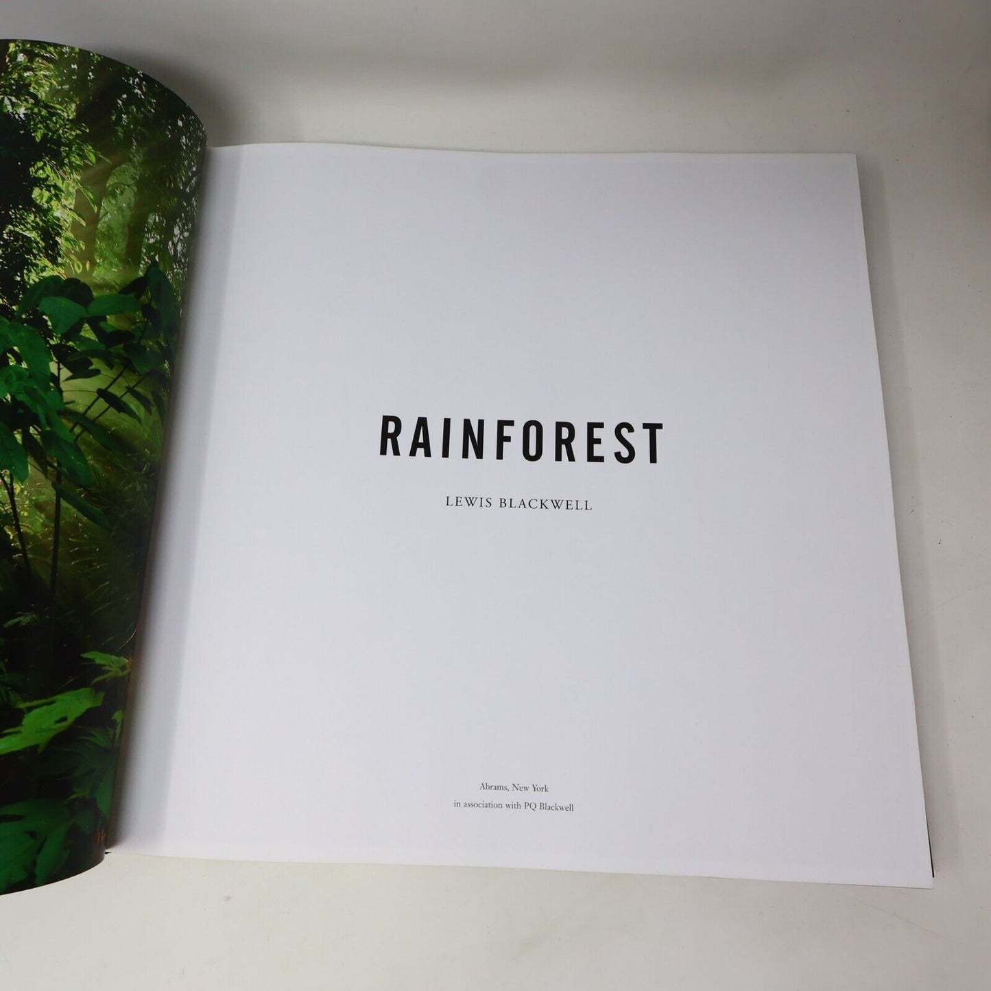 2014 Rainforest by Lewis Blackwell Nature Photos Harry N. Abrams Book Hardcover