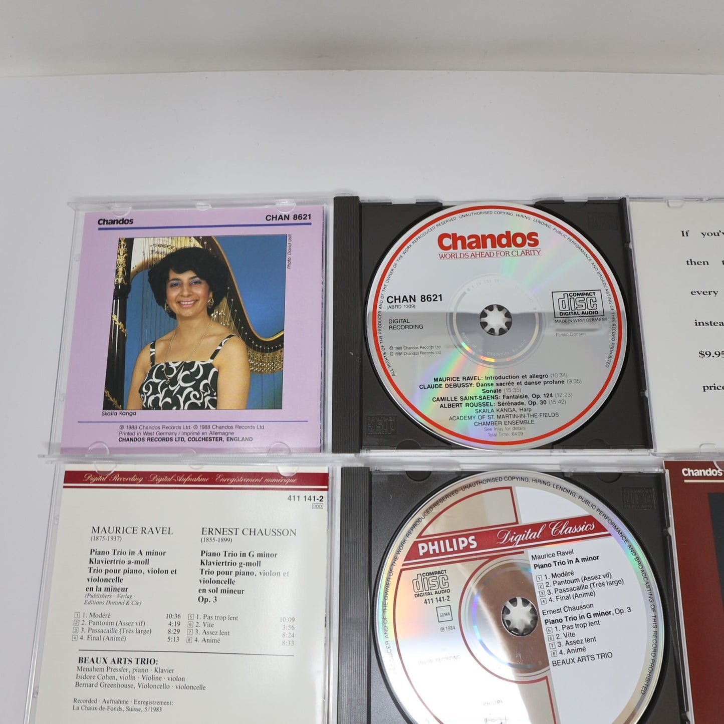Ravel 6 CD Lot Louis Lortie/Charles Dutoit/André Prévin Piano Music #1-2/Bolero
