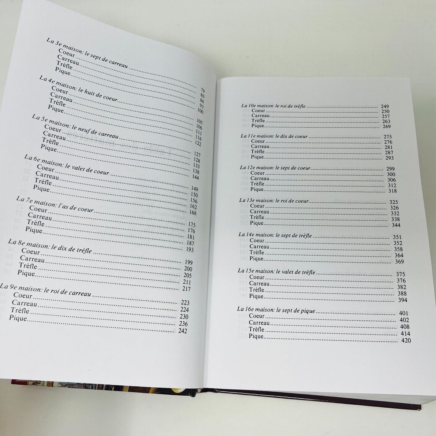 1999 Le Grand Livre de la Cartomancie de Gerhard von Lentner en Français Avenir