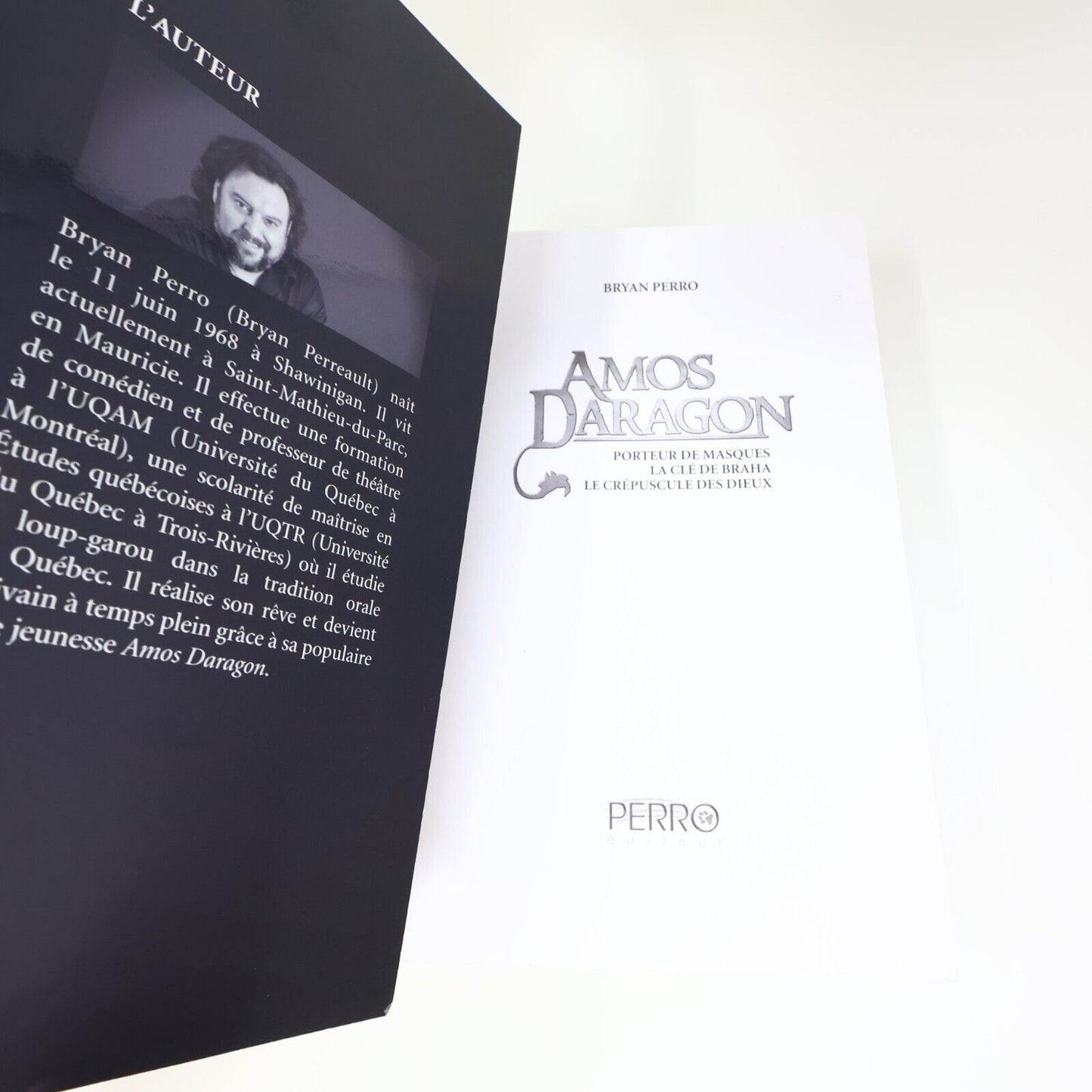 Lot 4 Livres Amos Daragon #1-4 Bryan Perro Série Complète Omnibus Ados Français