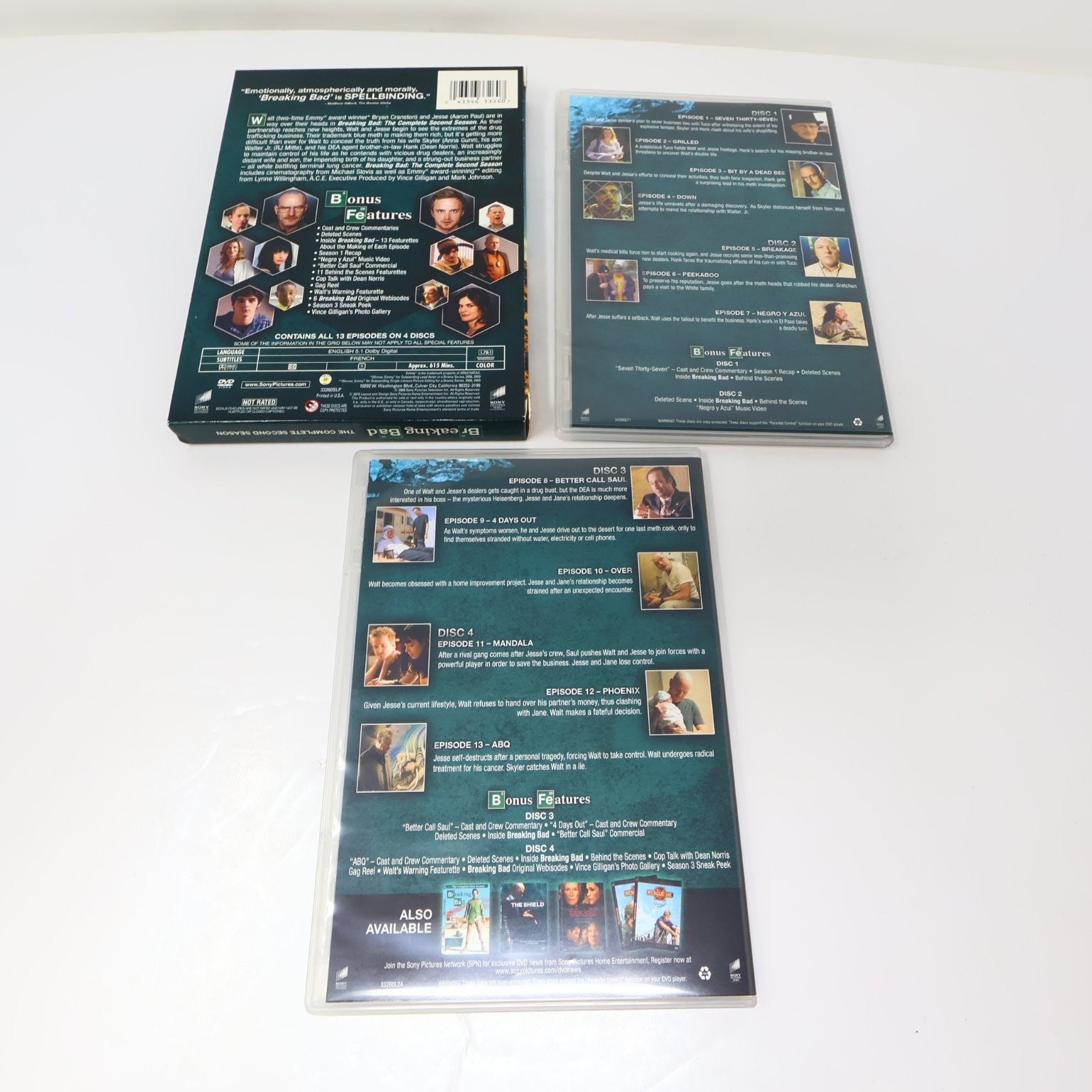 Breaking Bad 6 DVD Lot Complete Serie Seasons 1-5 TV Series Bryan Cranston NTSC