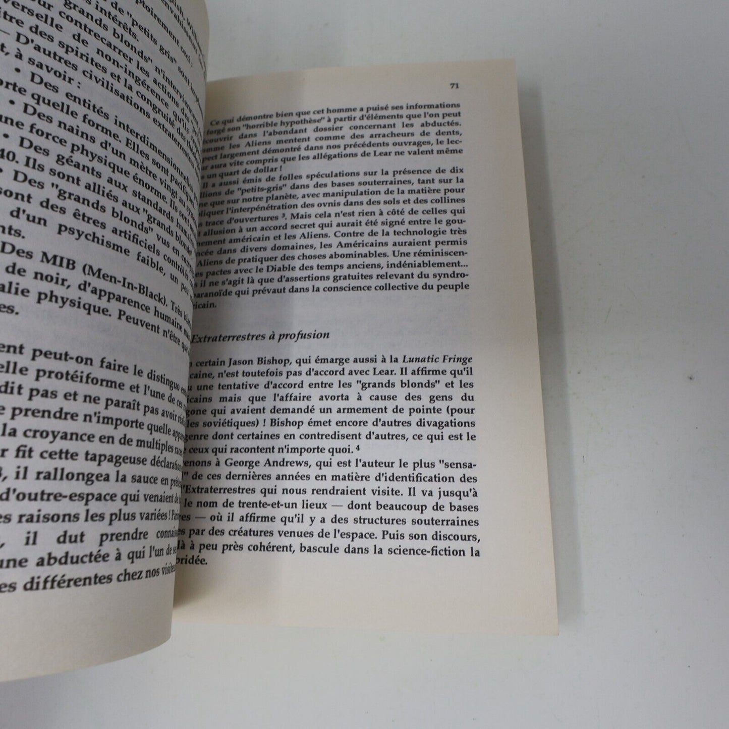 1999 Ovnis les Envahisseurs Démasqués l'Unité du Paranormal Jean Sider Ramuel PB